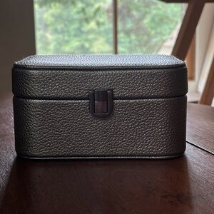 Target Textured Silver Jewelry Box